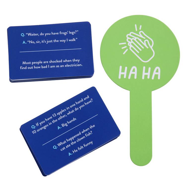 Argos Home Dad joke game with reaction paddles (British brand)