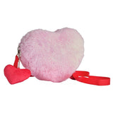 Argos Home pink heart plush bag 22.86cm, imported from the UK