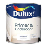Dulux white primer undercoat 2.5L for wood - British product