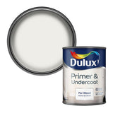 Dulux Primer and Undercoat for Wood 750ml, imported from the UK