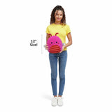 Squishmallows 12in Mara hot pink bee plush, imported from the UK