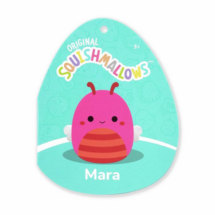 Squishmallows 12in Mara hot pink bee plush, imported from the UK