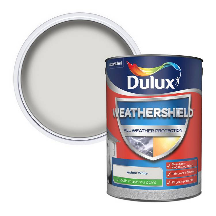 Dulux paint Ashen White 5L, imported from the UK