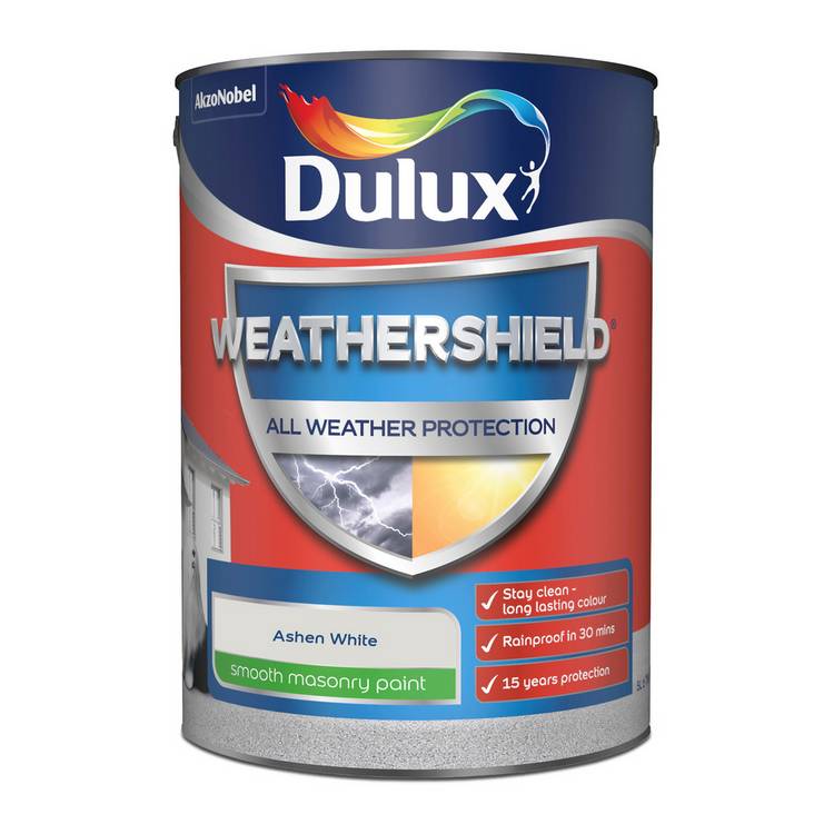 Dulux paint Ashen White 5L, imported from the UK