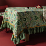 Argos Habitat x Sanderson & National Trust Green Table Cloth 164 x 224cm- Buy online at McGrocer