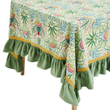 Habitat x Sanderson National Trust table cloth green, imported from the UK