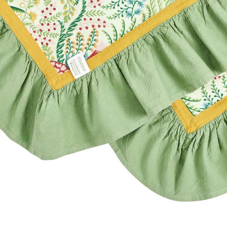 Habitat x Sanderson National Trust table cloth green, imported from the UK
