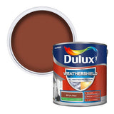 Argos Dulux Weathershield All Weather Matt Paint Brick Red Exterior Masonry Paint 2.5L- Buy online at McGrocer