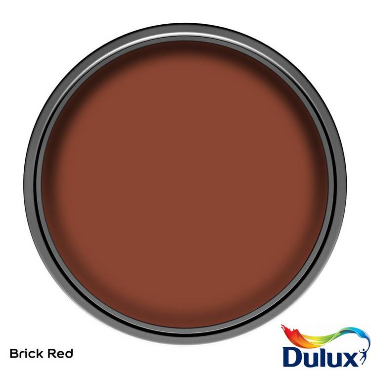 Dulux exterior masonry paint Brick Red 2.5L - British product
