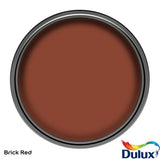 Dulux exterior masonry paint Brick Red 2.5L - British product