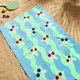 Argos Home kids beach towel blue 150x80cm, imported from the UK