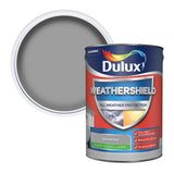 Argos Dulux Weathershield Matt Paint Concrete Grey Exterior Masonry Paint 5L- Buy online at McGrocer