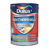 Dulux Weathershield Matt Paint Concrete Grey 5L, imported from the UK