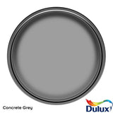 Dulux Weathershield Matt Paint Concrete Grey 5L, imported from the UK
