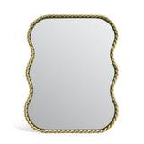 Habitat dressing table mirror gold rope twist 21x16cm (British brand)