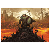 DOOM Saw Shield Medallion and art card limited edition, imported from the UK