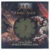 DOOM Saw Shield Medallion and art card limited edition, imported from the UK