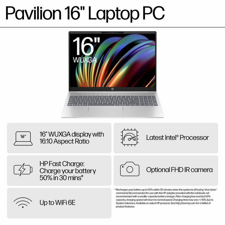 HP Pavilion 16in laptop - British product