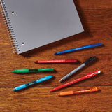Paper Mate Flex Grip black ballpoint pens pack of 5 - British product