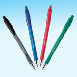 Paper Mate Flex Grip black ballpoint pens pack of 5 - British product