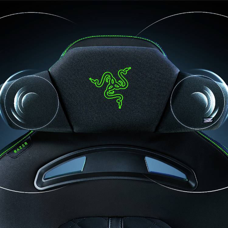 Razer Clio speaker cushion for gaming chair, UK version