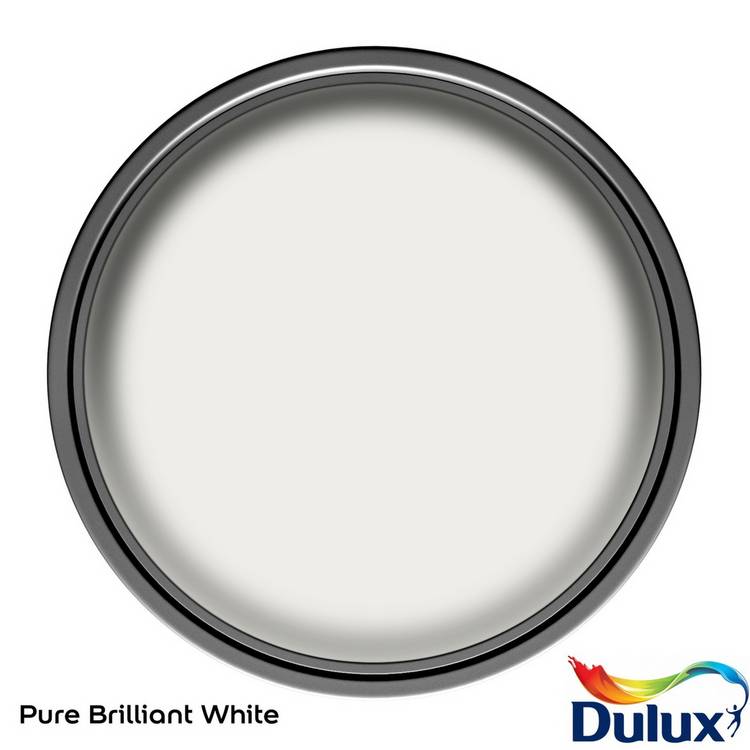Dulux Quick Dry Gloss Paint White 2.5L, imported from the UK