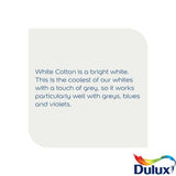 Dulux Easycare Washable Matt paint White Cotton 2.5L, imported from the UK