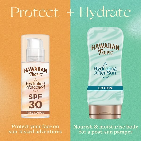 Hawaiian Tropic Silk Hydration Airsoft SPF30 face sunscreen spray 50ml, UK version