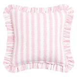 Argos Home floral ruffle cushion green 43x43cm, UK version