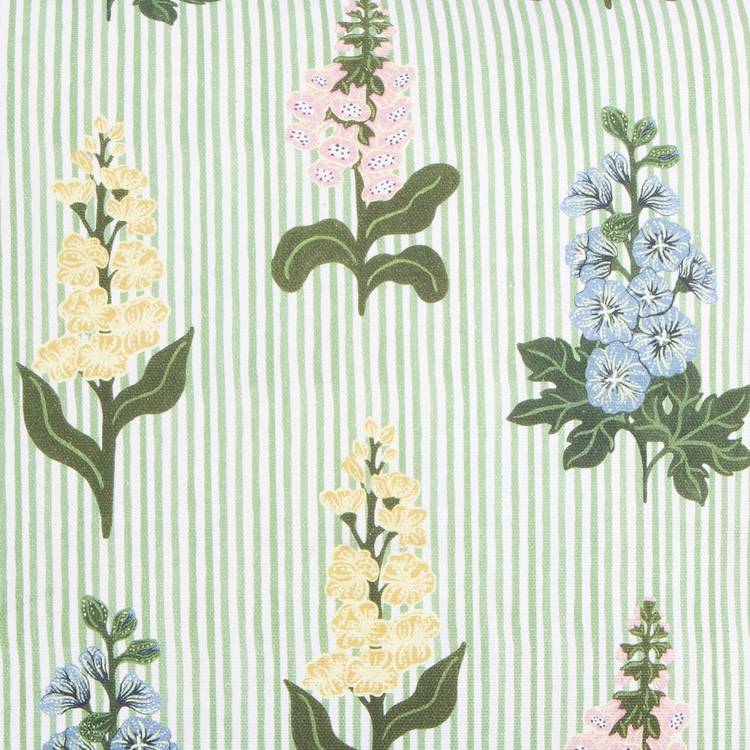 Argos Home floral ruffle cushion green 43x43cm, UK version