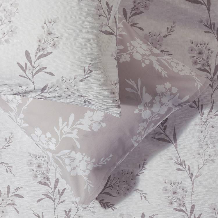Argos Home Blossom seersucker white single bedding set (British brand)