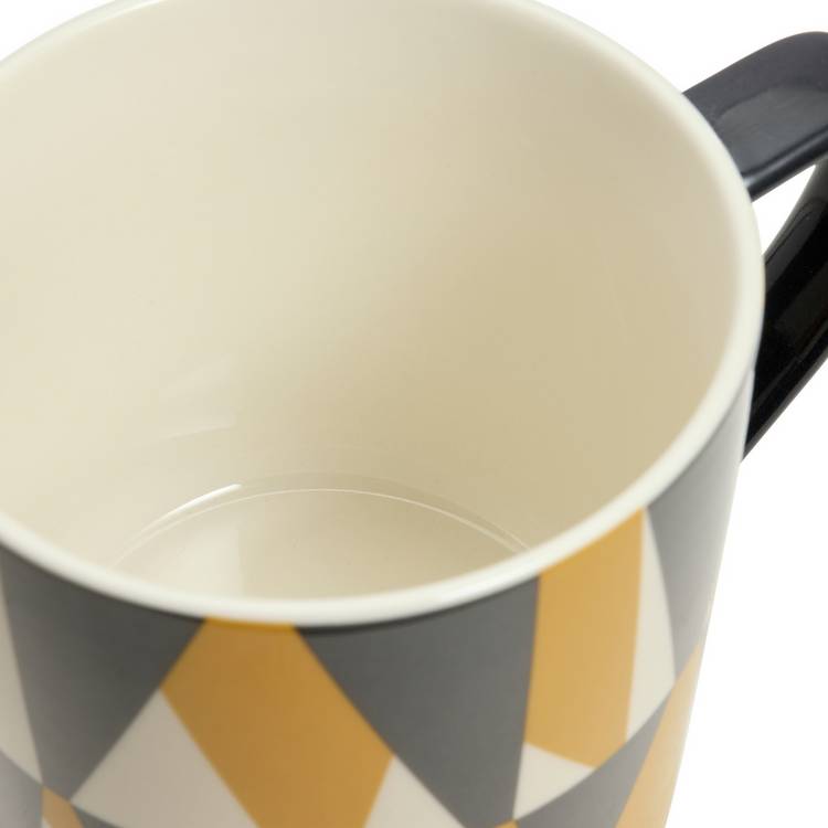 Argos Home geo triangles stacking stoneware mugs set of 4 - British product