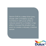 Dulux Matt Emulsion Paint Denim Drift 5L imported from the UK