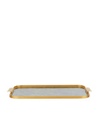 Kaymet marble ribbed serving tray 51cm, UK version
