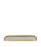 Kaymet marble ribbed serving tray 51cm, UK version