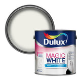 Argos Dulux Walls & Ceilings Matt Magic White Emulsion Paint 2.5L- Buy online at McGrocer