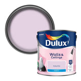 Argos Dulux Walls & Ceilings Matt Pretty Pink Emulsion Paint - 2.5L- Buy online at McGrocer