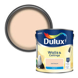 Argos Dulux Walls & Ceilings Matt Soft Peach Emulsion Paint 2.5L- Buy online at McGrocer