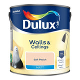 Dulux Walls & Ceilings Matt paint Soft Peach 2.5L (British brand)