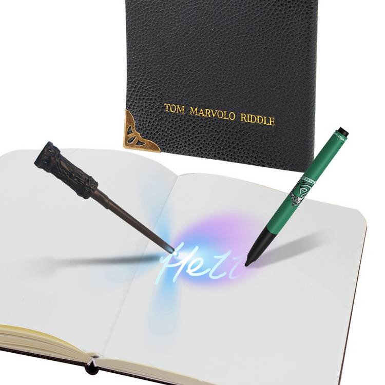 Harry Potter Tom Riddle diary notebook A5 with pen and UV wand, UK version