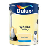 Dulux Walls and Ceilings Matt Vanilla Sundae paint 5L, UK version
