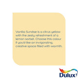 Dulux Walls and Ceilings Matt Vanilla Sundae paint 5L, UK version