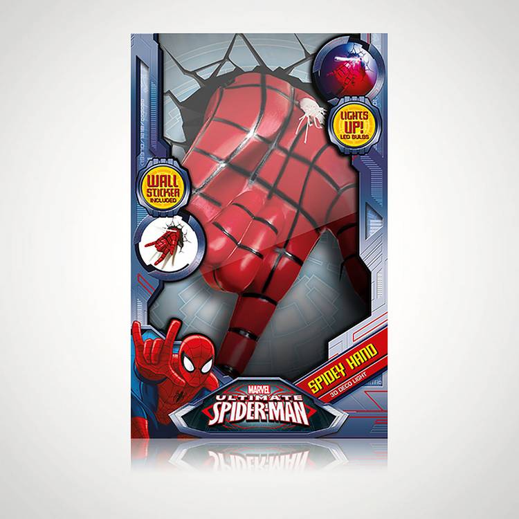 Marvel Spiderman hand light novelty light - British product
