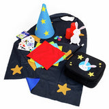 BIGJIGS magician kit with cape, wand, hat, and props (British brand)