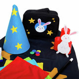 BIGJIGS magician kit with cape, wand, hat, and props (British brand)