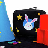 BIGJIGS magician kit with cape, wand, hat, and props (British brand)