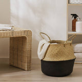 Habitat seagrass belly storage basket two tone black - British product
