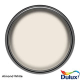Dulux silk paint Almond White 5L for walls and ceilings, imported from the UK