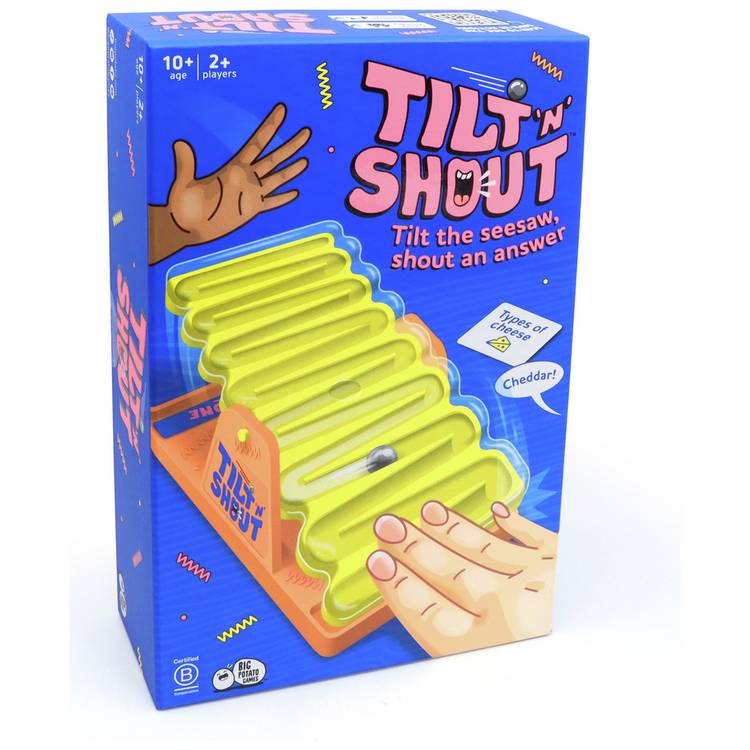 Big Potato Games Tilt and Shout party game - British product