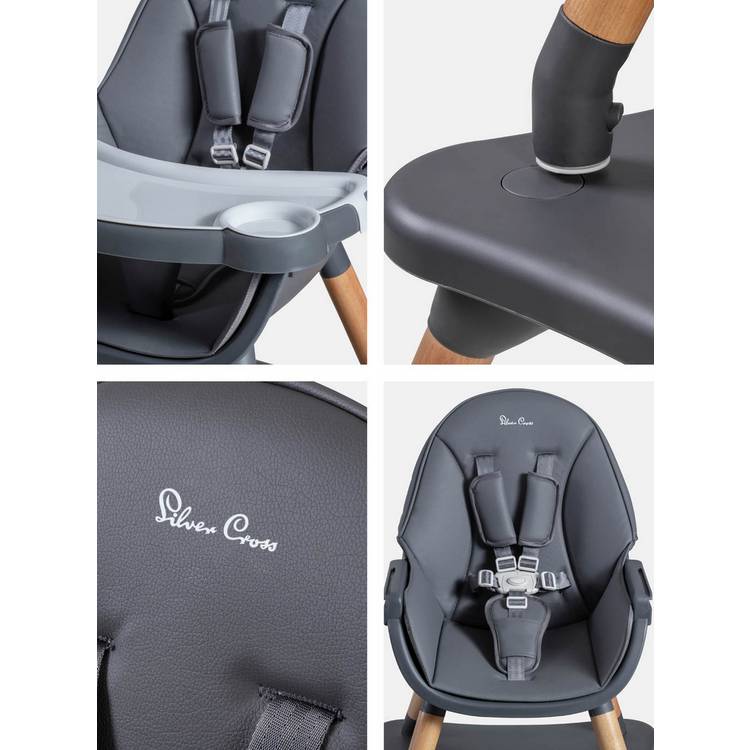 Silver Cross Eat & Play 4-in-1 highchair (British brand)